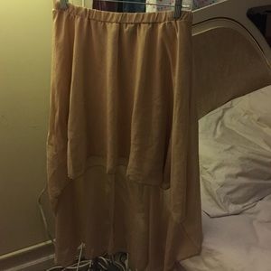 Beige skirt