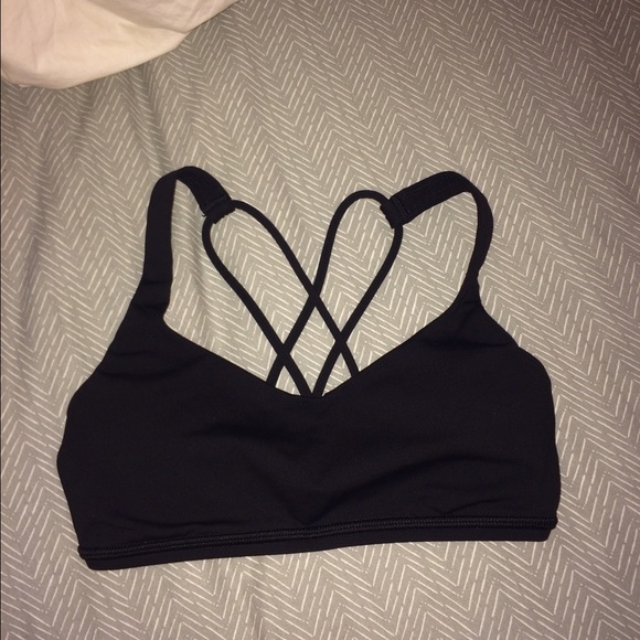 Size 2 Black Lululemon Sport Bra