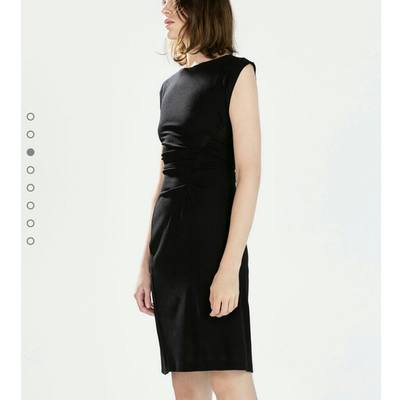 💥SALE💥ZARA Studio Gathered Wool Dress - Picture 1 of 4