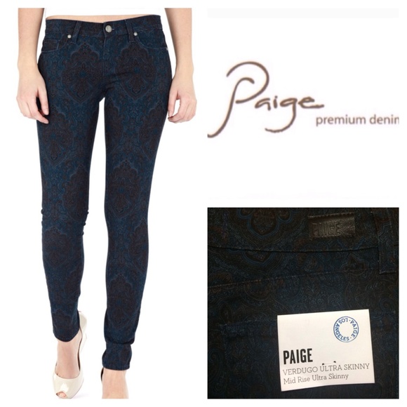 PAIGE Denim - PAIGE✨ Verdugo skinny in Regent Blue👖