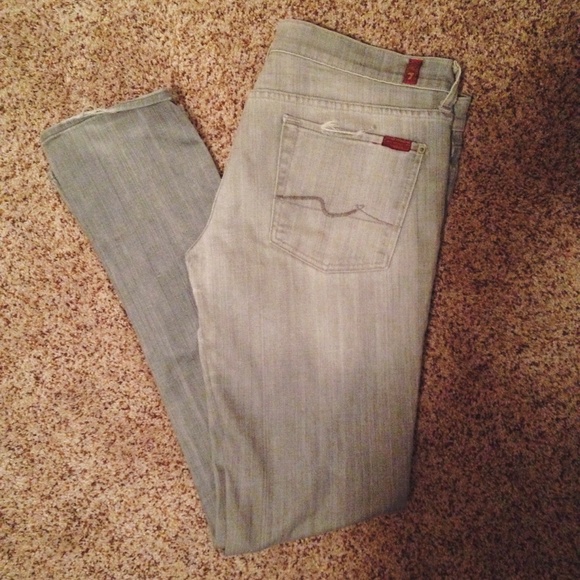 7 for all Mankind Denim - 7 for all Mankind Grey Jeans