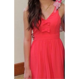 Coral pink Forever 21 Dress