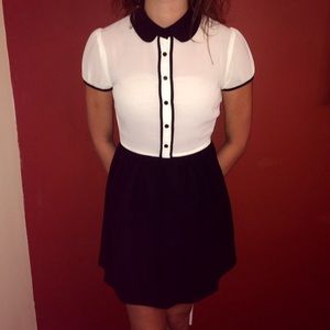 Collared button up dress