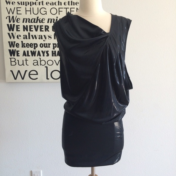 All Saints Dresses & Skirts - Metallic drape dress