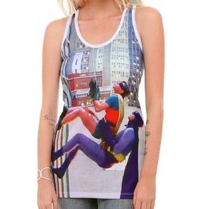 Vintage Batman and Robin Inspiration Tank Top