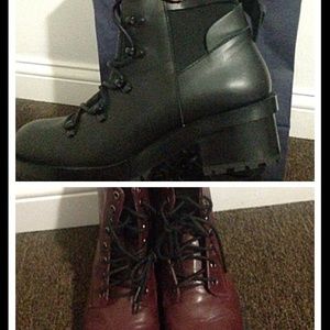 Zara plus h&m combat boots
