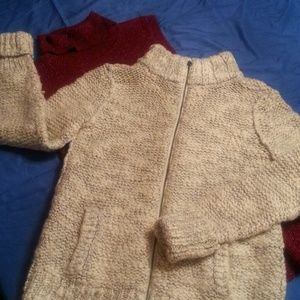 *Authentic* Ann Taylor Loft....Zip Up Sweater