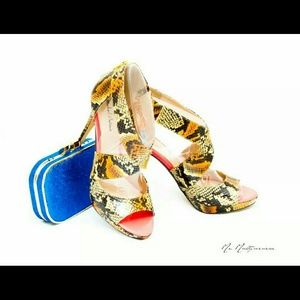 BOGO New Faux Snakeskin heels