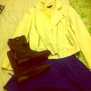 White Leather Jacket