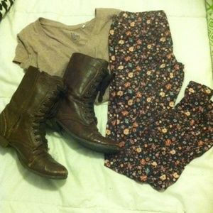 Cute Floral Leggings