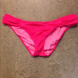 Pink Victoria Secret swim suit bottoms