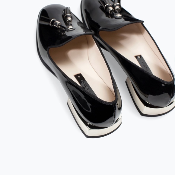 Zara patent shoes