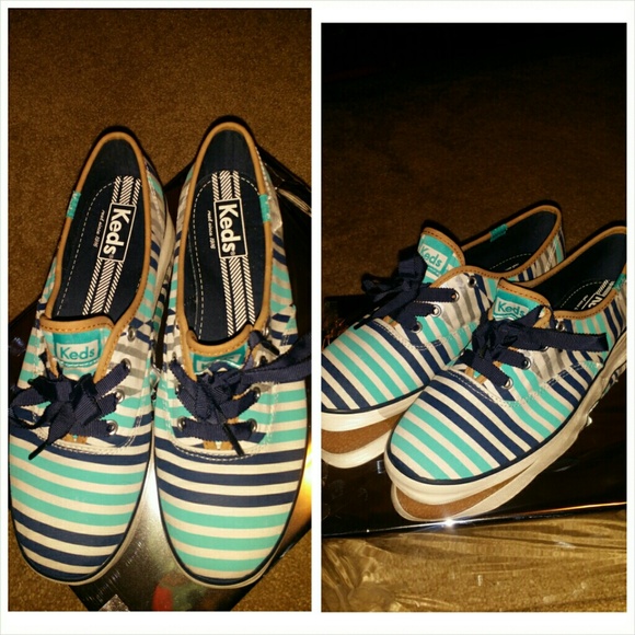 keds Shoes - NWT TEAL / Blue / White / Silver Keds sneakers (8)