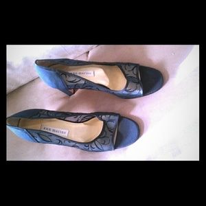 Ann Marino dark blue elegant women shoes