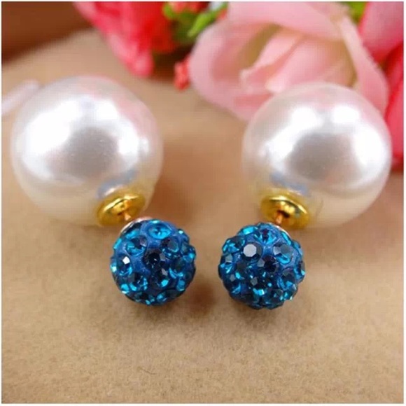 Tribal blue Earrings