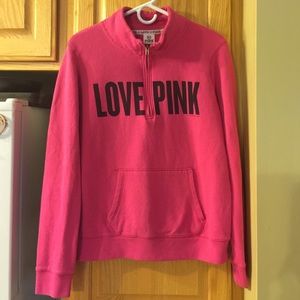 PINK 1/2 Zip Sweatshirt