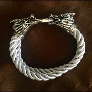 Corded Double Headed Dragon Bracelet!