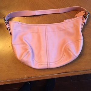 Pink coach purse