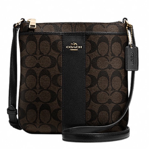 COACH Signature North/South Swingpack Bag