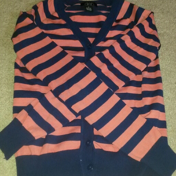 deb striped sweater