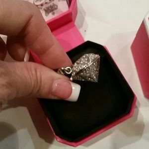 Juicy couture diamond gem charm NWT