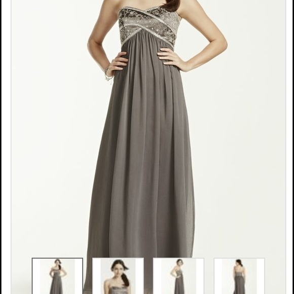 Platinum Prom Dress - Picture 2 of 3
