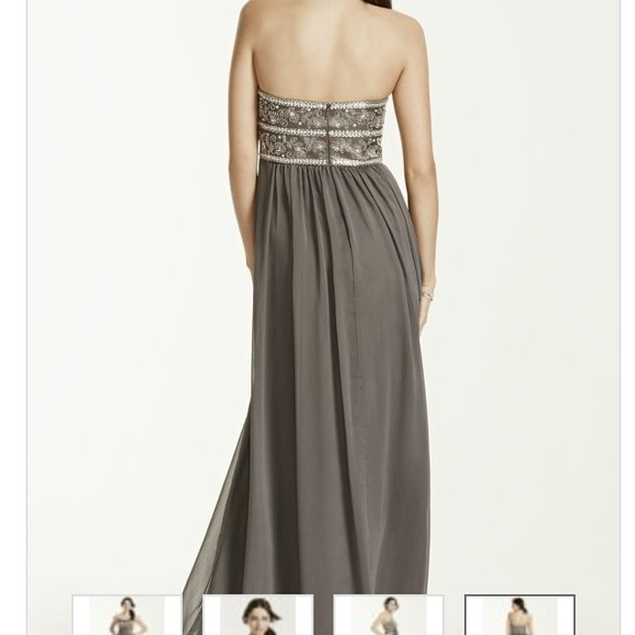 Platinum Prom Dress - Picture 3 of 3