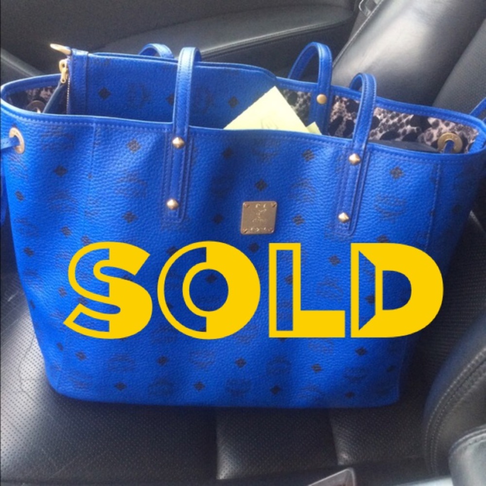 Authentic Med MCM  Tote. Purchased from Saks!!!