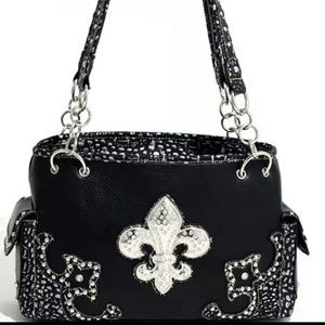 Fleur di lis purse