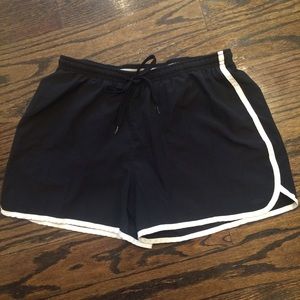 Black Running Shorts