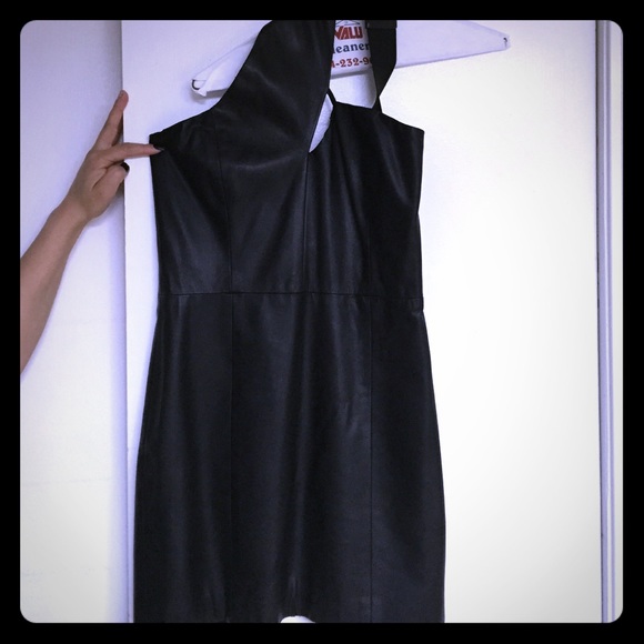 Masón leather dress