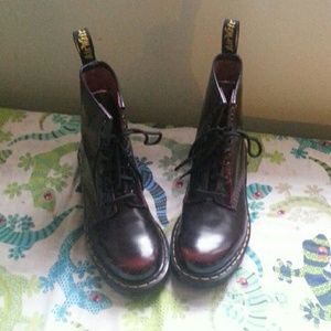 Blood Red Dr. Martens