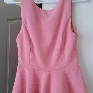 Pink Peplum Top
