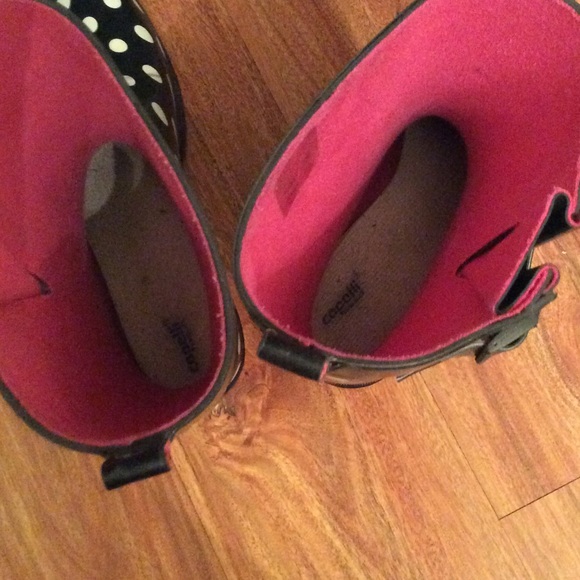 Polka dot rain boots new - Picture 3 of 4