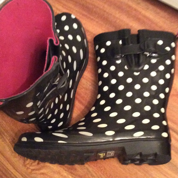 Polka dot rain boots new - Picture 4 of 4