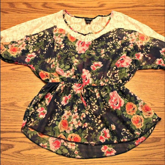 Floral Rue21 Top hold for @mlfarr!