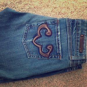 Express boot cut jeans