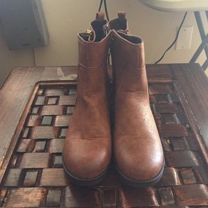 Brown ankle boots
