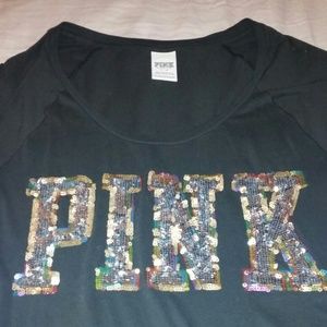 Victoria's Secret Pink Sparkly T-Shirt