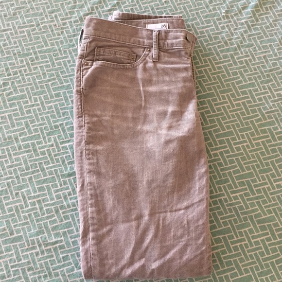 Gap gray corduroy pants