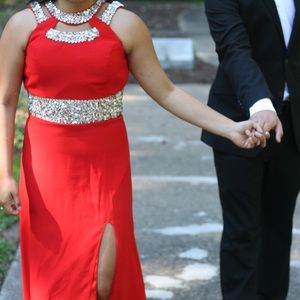 Red prom dress