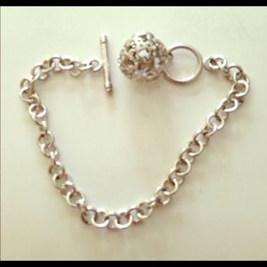 Bundle of silver bracelet and charm for @ncornejo