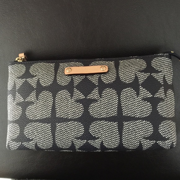 Kate spade make up bag brand new navy .