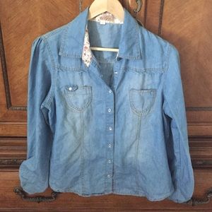 Cute denim shirt