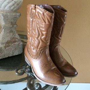 Leather Cowgirl Boots