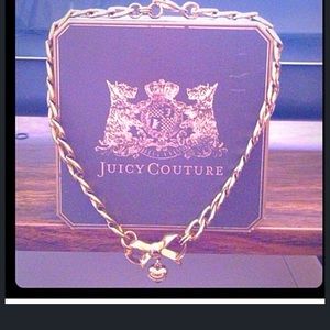 Sexy Juicy Couture Gold Bow necklace