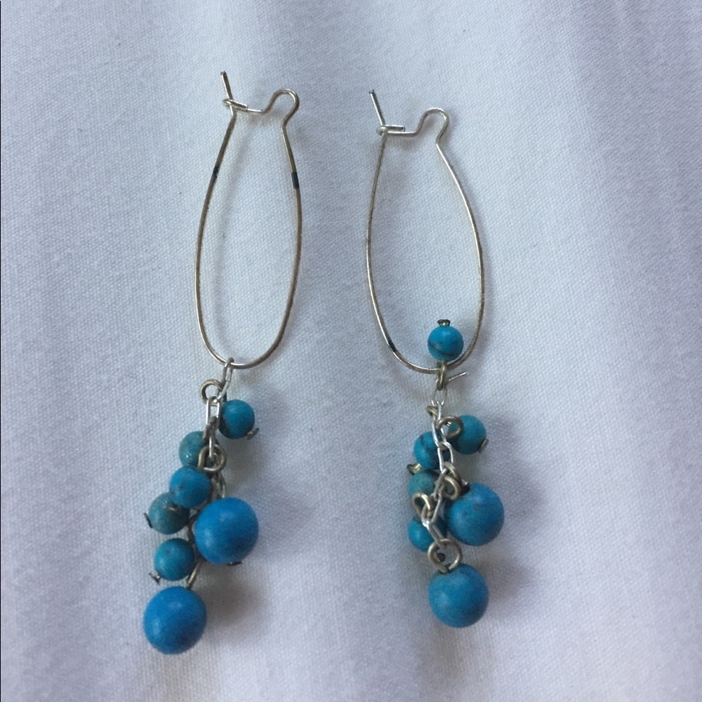 Turquoise dangle earrings