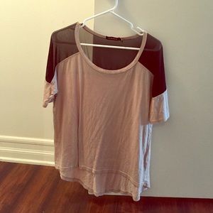 Cotton and mesh top!