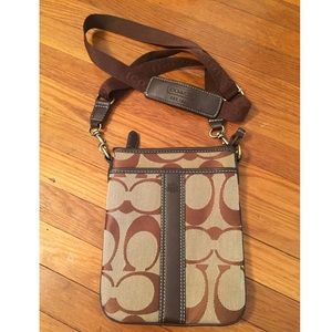 Coach cross body purse
