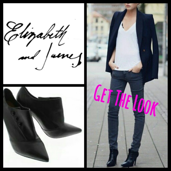 SALE!!!Elizabeth and James Genuine Leather Booties